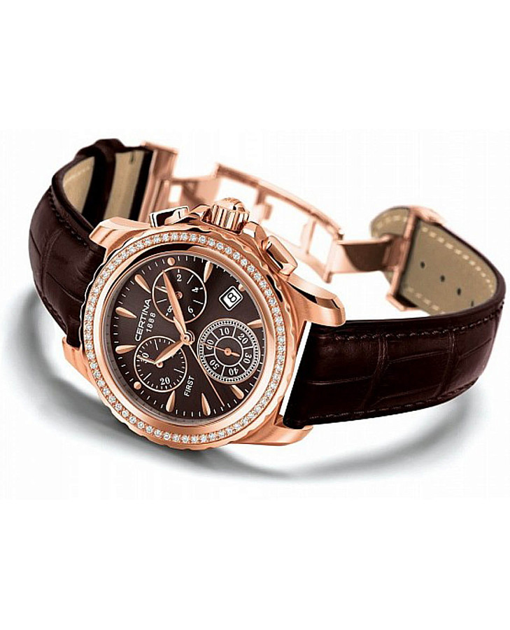 Часы Certina DS First Lady C900.217.76.297.00 — кварцевые, золото сталь металл