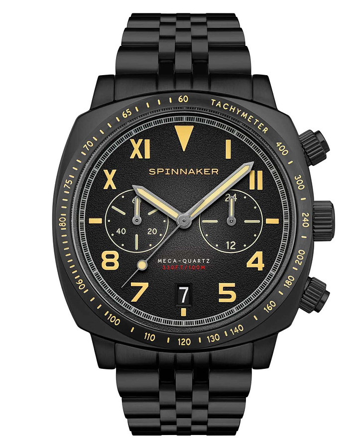 Часы Spinnaker Hull California Chronograph SP-5092-44 — мужские, черный