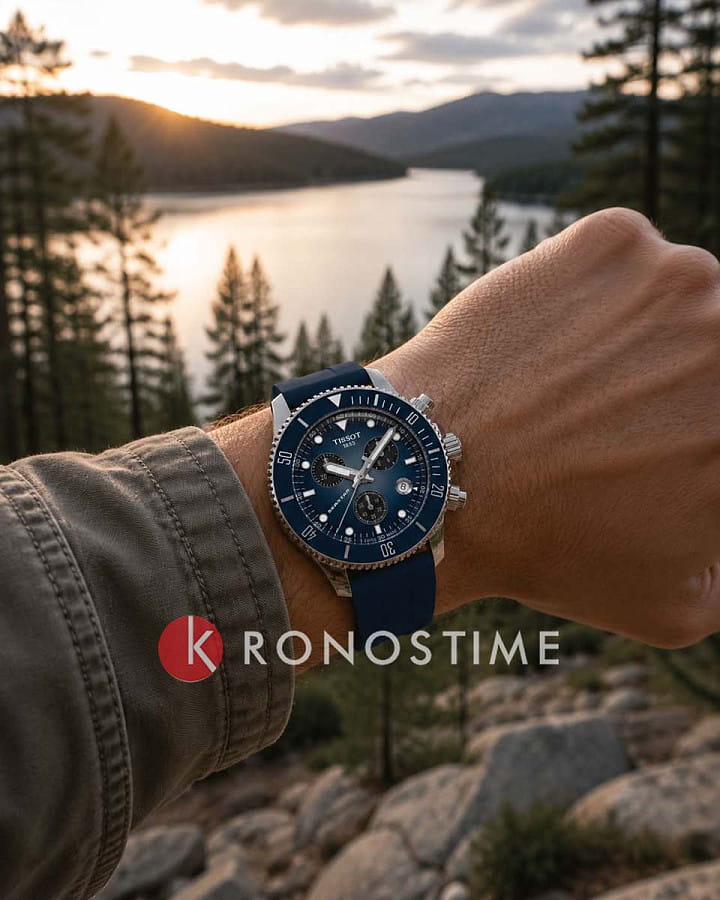 Часы Tissot Seastar 1000 38 mm T120.217.17.041.00 — мужские, силикон