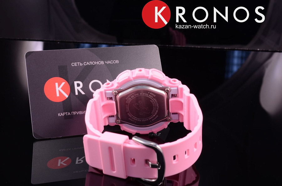 Часы Casio Baby-G BA-110-4A1 — розовый, пластик