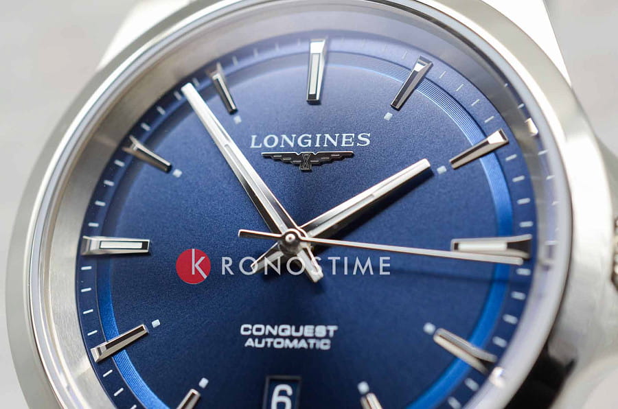 Часы Longines Conquest L3.830.4.92.6 — нержавеющая сталь, мужские