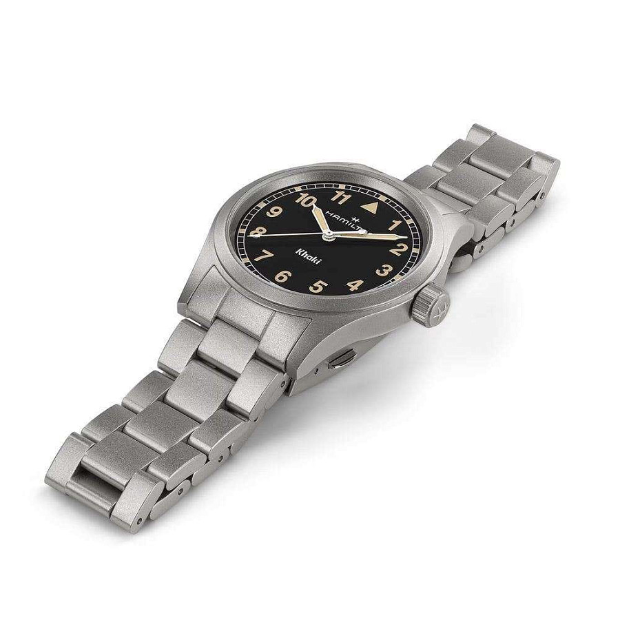 Часы Hamilton Khaki Field Quartz 38mm H69401131 — мужские, нержавеющая сталь