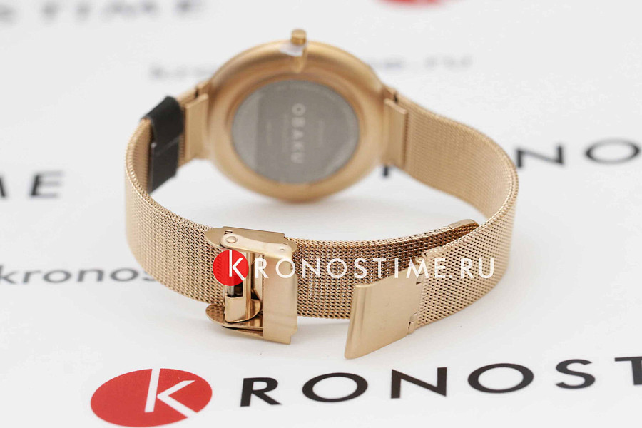 Часы Obaku Mesh V269LXVWMV — сталь с ip покрытием, женские