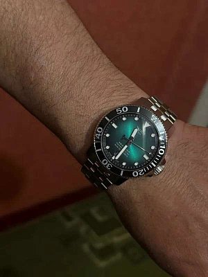 Фото покупателя: Швейцарские механические керамические наручные часы Tissot Seastar 1000 Powermatic 80 T120.407.11.091.01