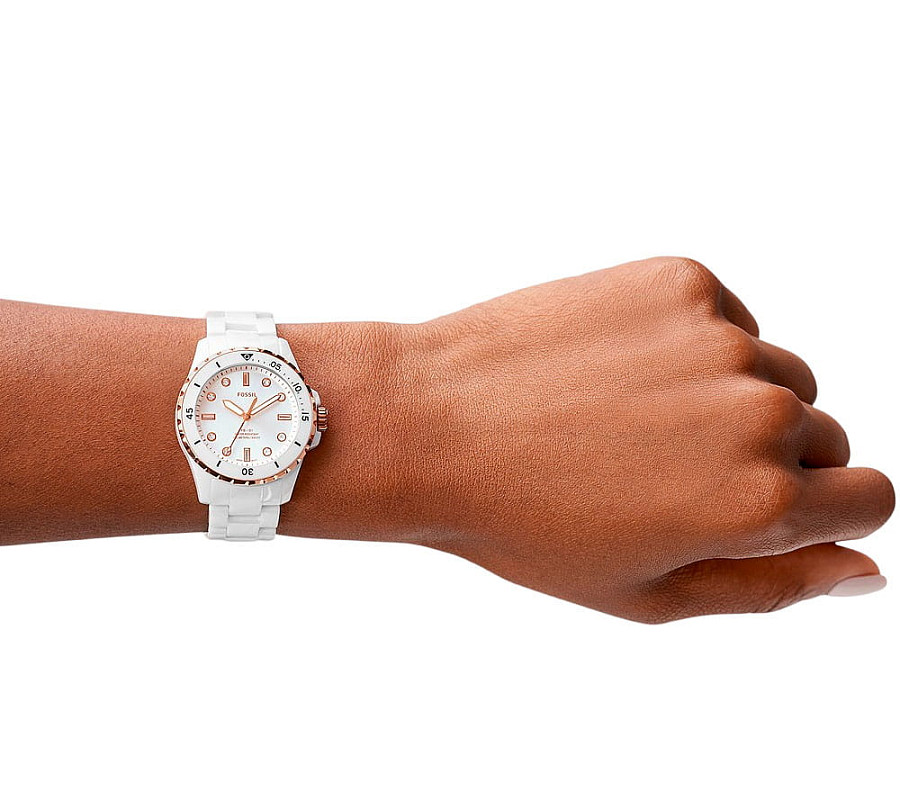 Часы Fossil FB-01 CE1107 — кварцевые, США, женские