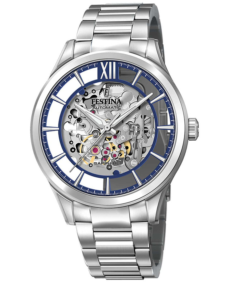 Часы Festina Automatic F20630/3 — мужские, серебристый