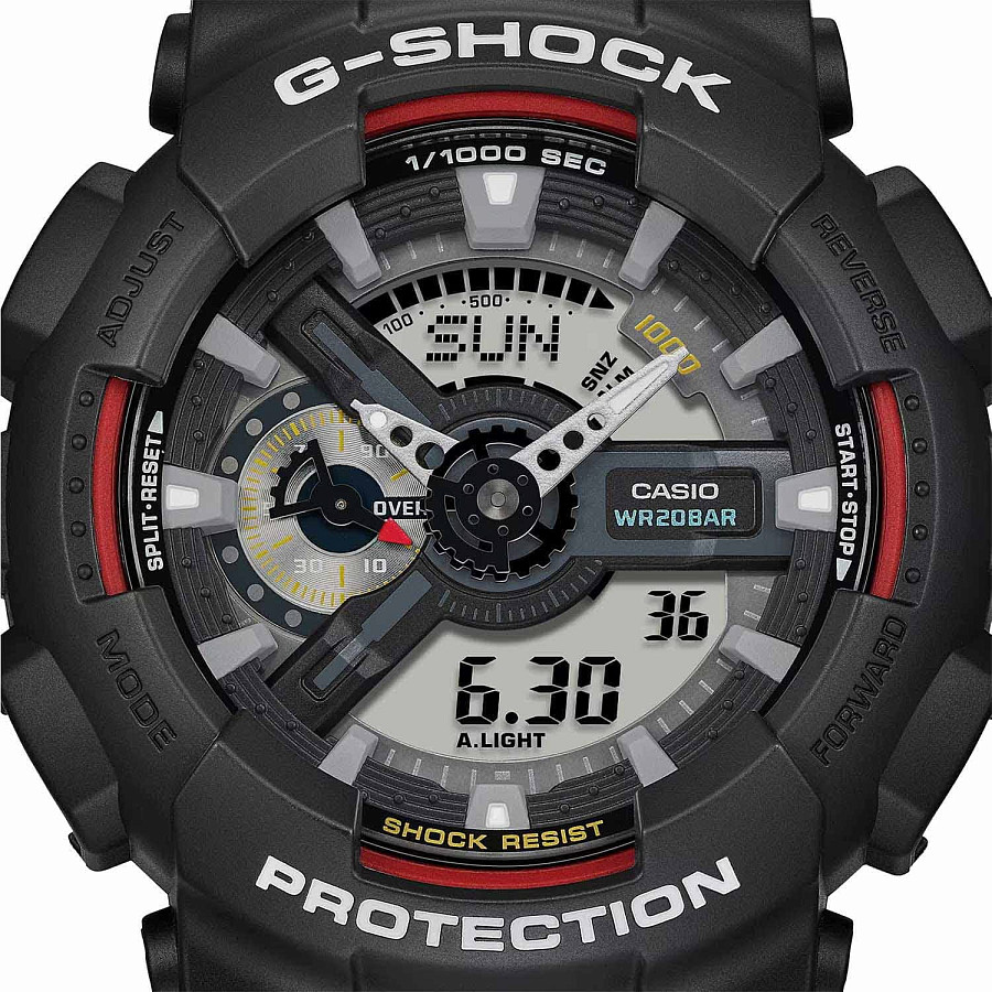 Часы Casio G-SHOCK GA-110RL-1A — кварцевые, пластик