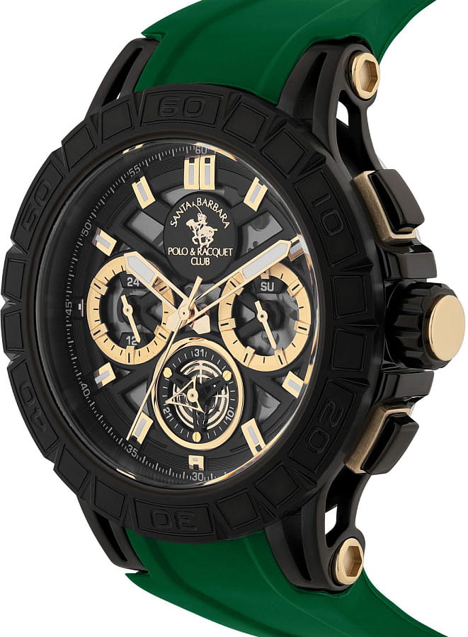 Часы Santa Barbara Polo & Racquet Club Prive SB.5.10004-2 — кварцевые, металл сталь