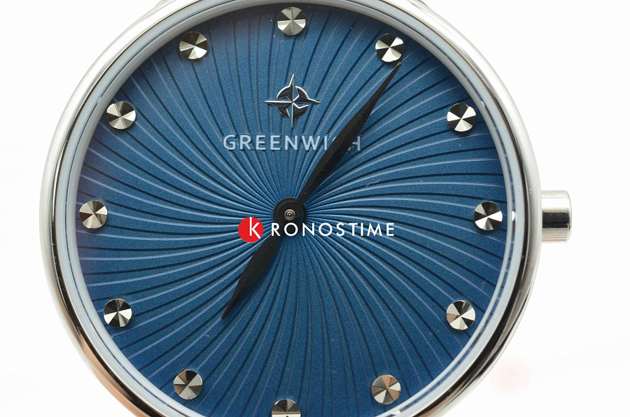 Часы Greenwich Wind GW 321.10.38 — кварцевые, металл сталь