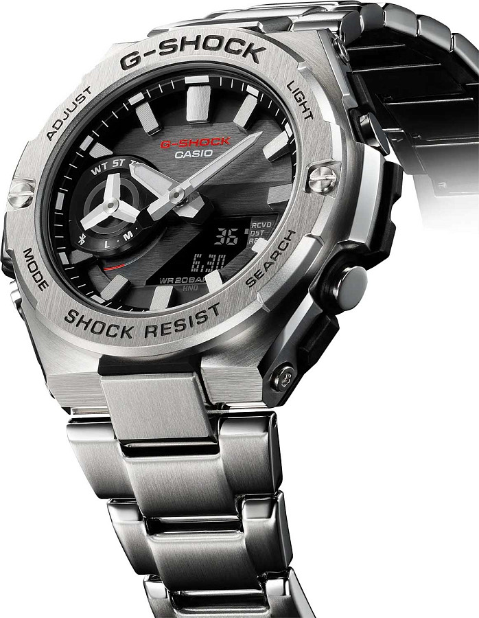 Часы Casio G-Shock GST-B500D-1AER — электронные, Япония, мужские