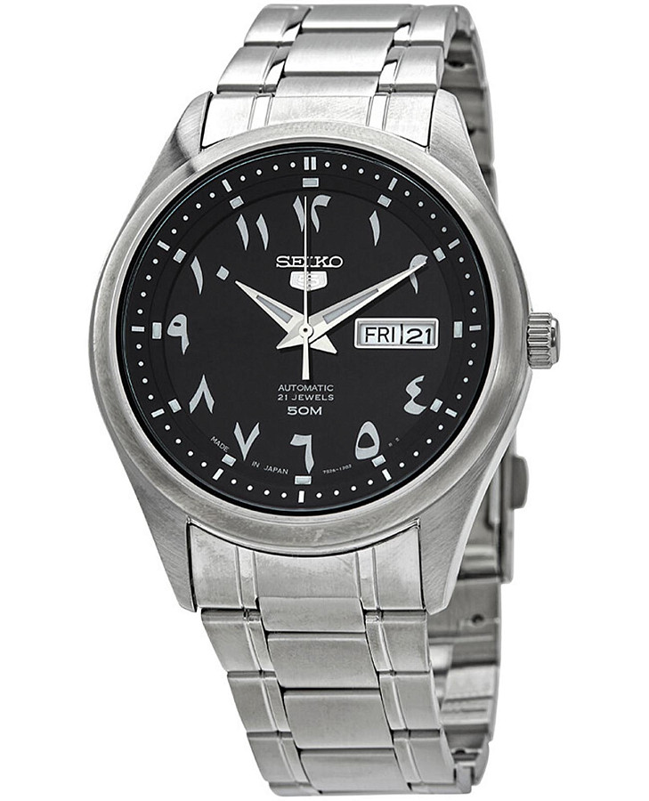 Часы Seiko 5 Regular SNKP21J1 — мужские, черный