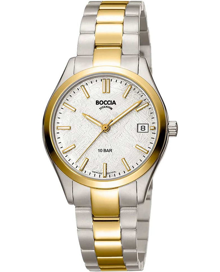 Часы Boccia Titanium 3374-02 — женские, белый
