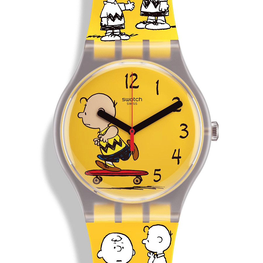 Часы Swatch New Gent Biosourced SO29Z101 — кварцевые, пластик