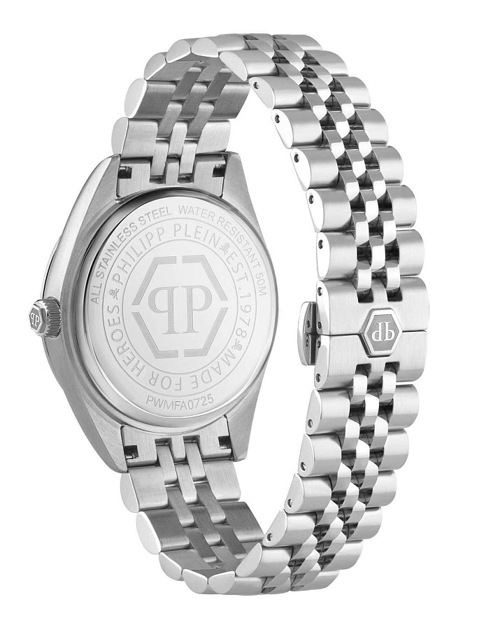 Часы Philipp Plein Date Superlative PWMFA0725 — кварцевые, металл сталь