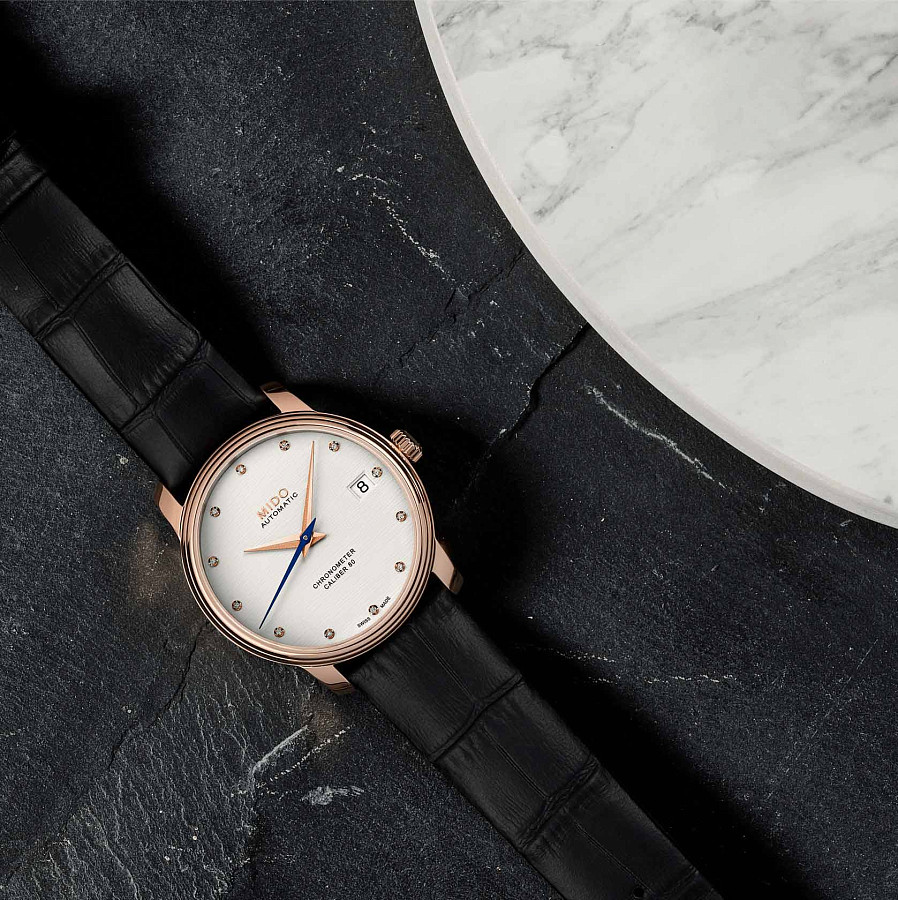 Часы Mido Baroncelli Chronometer M027.208.36.036.00 — Швейцария, механические