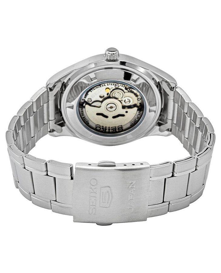 Часы Seiko 5 Regular SNKP21J1 — черный, металл сталь