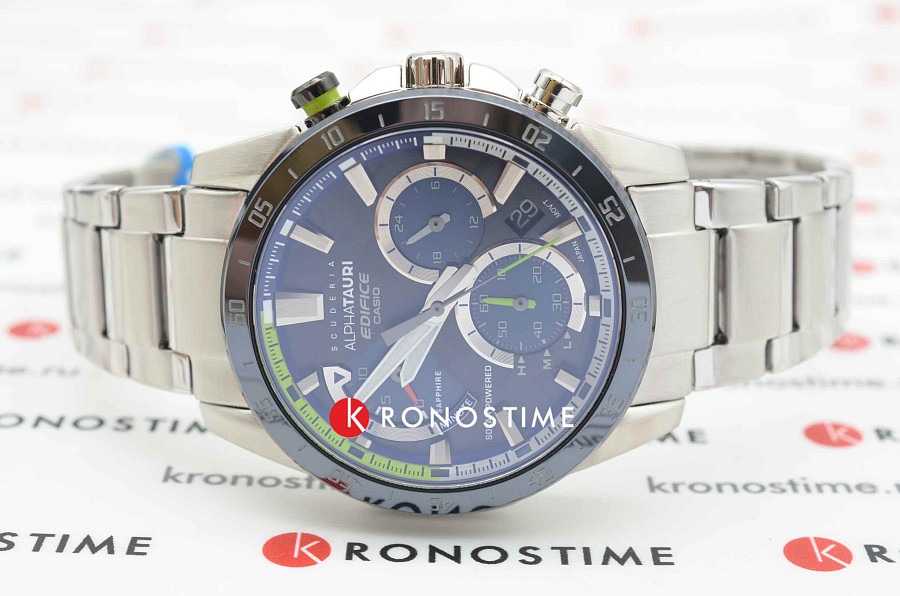 Часы Casio Edifice Scuderia AlphaTauri Limited Edition EFS-S580AT-1A — нержавеющая сталь, мужские