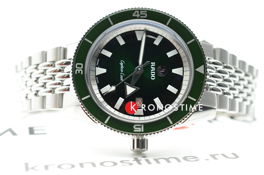 Часы Rado Captain Cook Automatic R32505313 — серебристый, металл сталь керамика