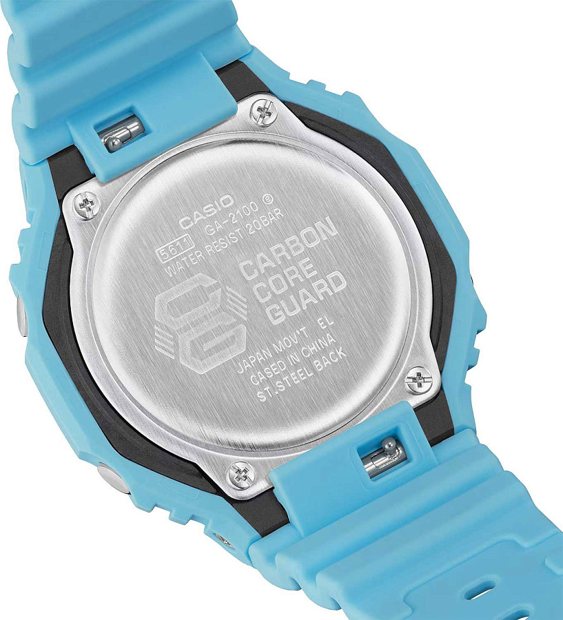 Часы Casio G-Shock GA-2100-2A2DR (GA-2100-2A2) — Япония, электронные