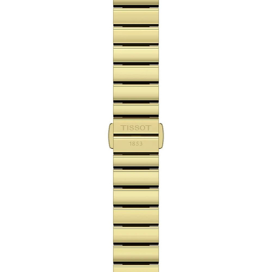 Часы Tissot SRV 30 mm T160.110.33.023.00 — женские, золотистый