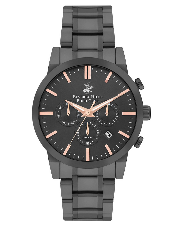Часы Beverly Hills Polo Club BP3408X.060 — мужские, черный