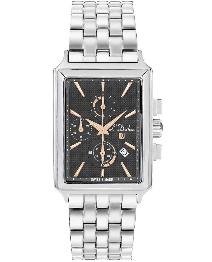Часы L'Duchen Adventure Chrono D 612.10.32 — мужские, серый