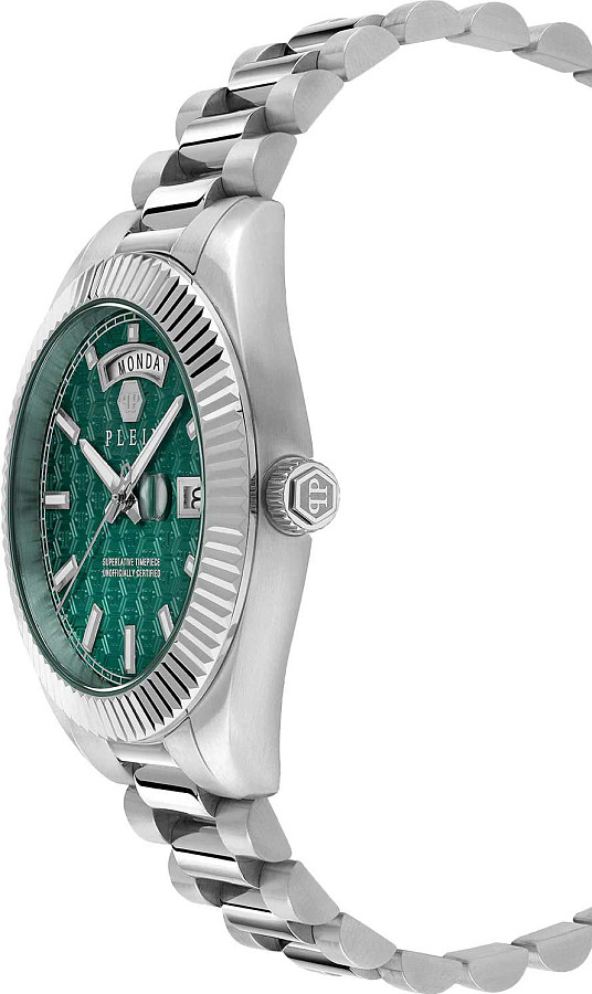 Часы Philipp Plein Date Superlative Gent PWPNA0124 — кварцевые, металл сталь