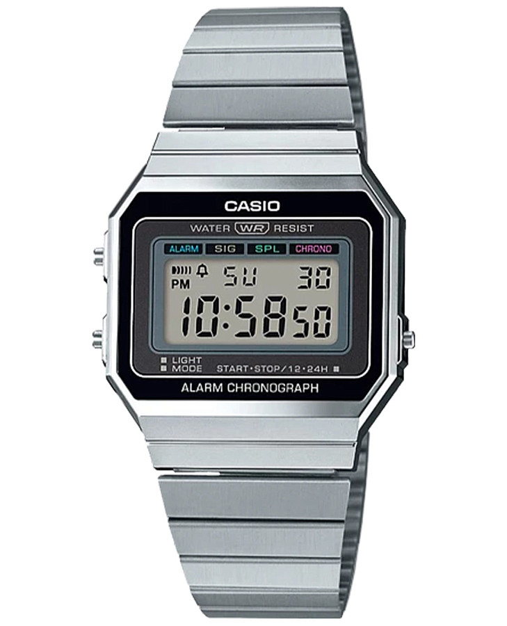 Часы Casio Collection A700WE-1A — мужские, серый