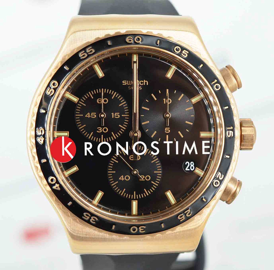 Часы Swatch I New Chrono YVG410 — резина, мужские