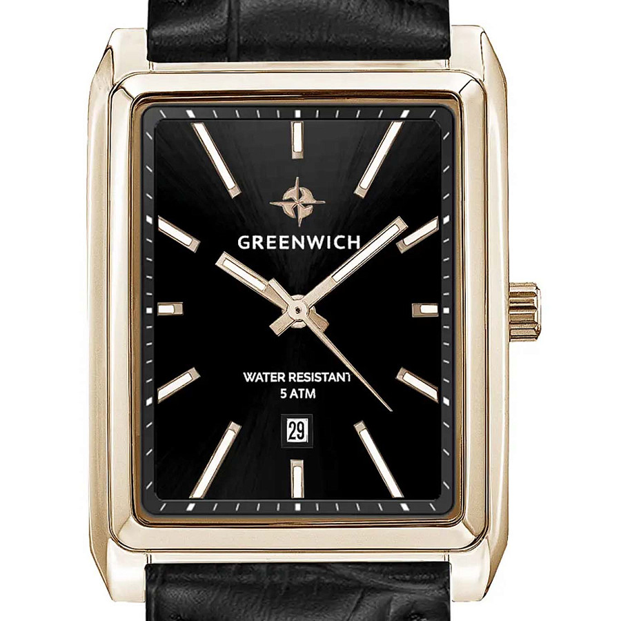 Часы Greenwich Galeon GW 541.41.11 — кварцевые, металл сталь