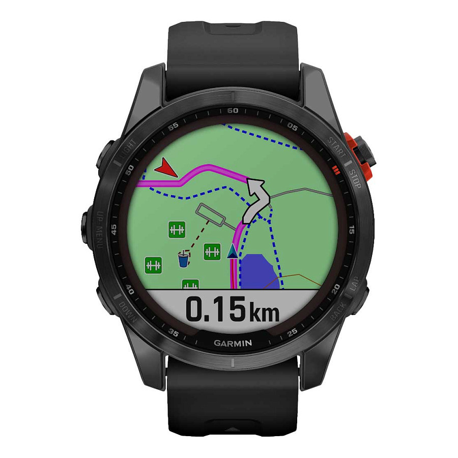 Часы Garmin Fenix 7s 010-02539-13 — цветной, сталь металл пластик