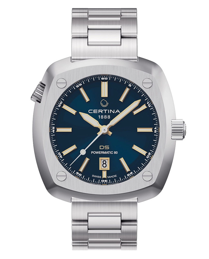 Часы Certina DS+ C041.407.19.041.01 — мужские, синий