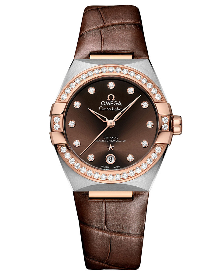 Часы Omega Constellation 131.28.36.20.63.001 — женские, коричневый