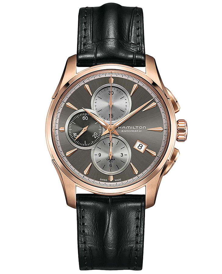 Часы Hamilton Jazzmaster Auto Chrono H32546781 — мужские, серый