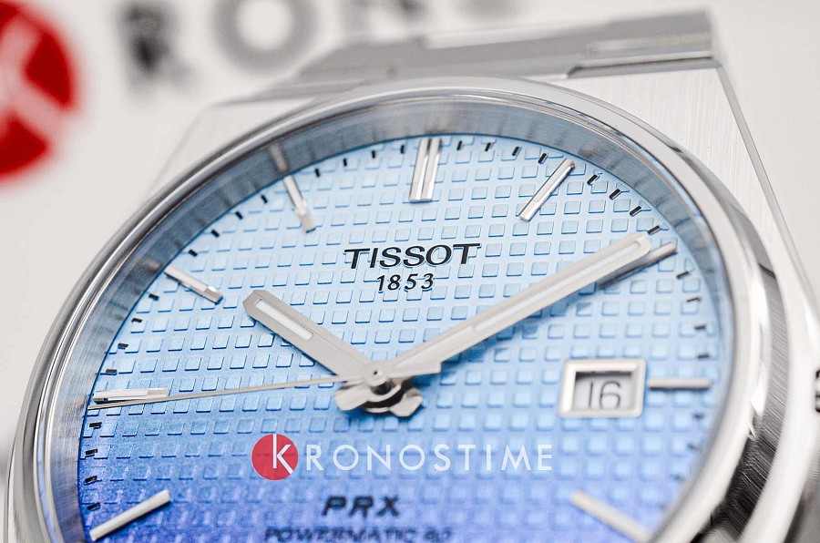 Часы Tissot PRX Powermatic 80 40mm Gradient T137.407.11.351.01 — мужские, нержавеющая сталь