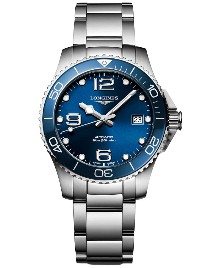 Часы Longines HydroConquest L3.780.4.96.6 — женские, синий