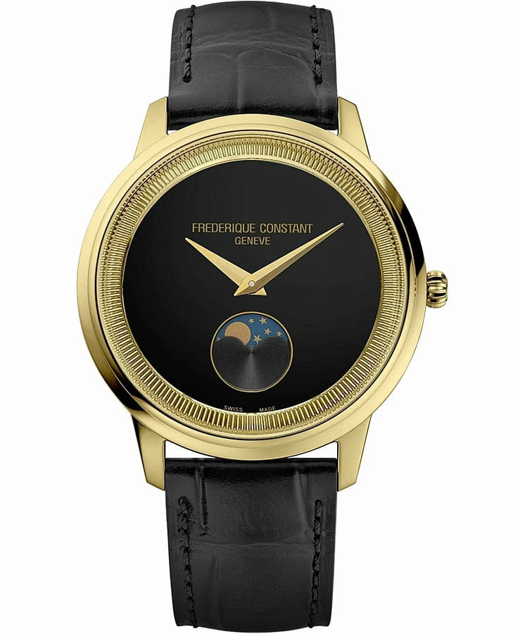 Часы Frederique Constant Classics Moneta Moonphase FC-206B3S5 — мужские, черный
