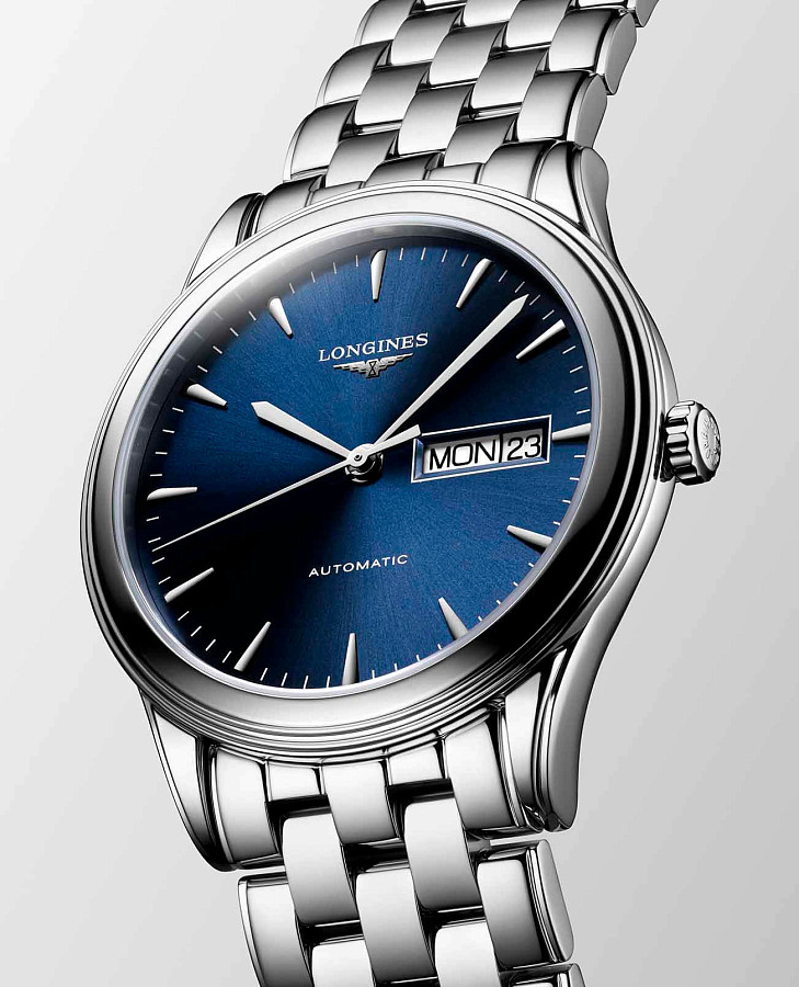 Часы Longines Flagship L4.899.4.92.6 — механические, металл сталь