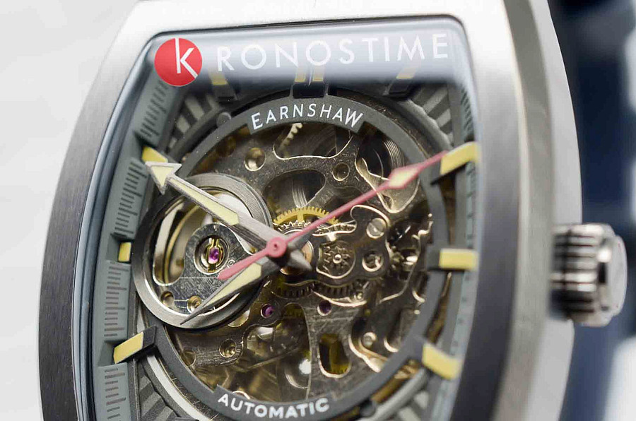 Часы Earnshaw Wellington ES-8302-02 — кожаный, мужские