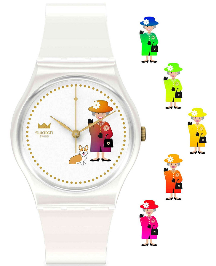 Часы Swatch Gent Standard GZ711 — кварцевые, пластик