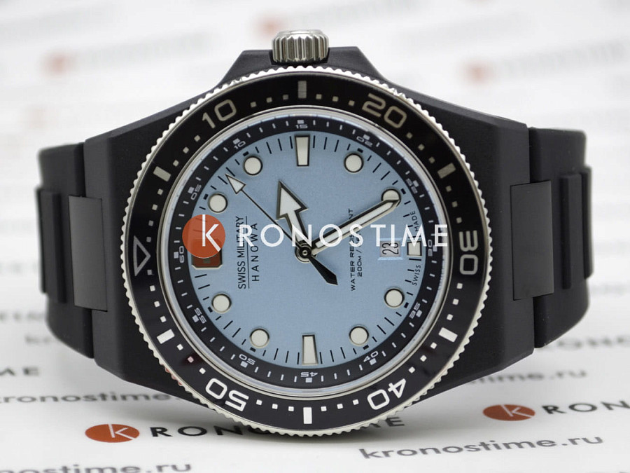 Часы Swiss Military Hanowa Ocean Pioneer SMWGN0001186 — мужские, силикон