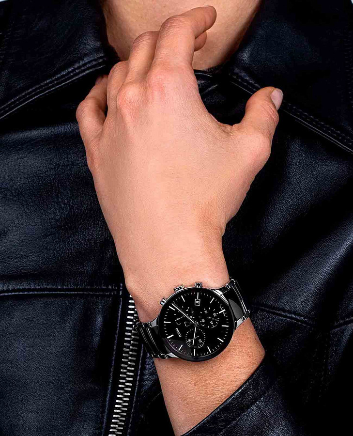 Часы Rado Centrix Chronograph R30130152 — кварцевые, Швейцария, мужские