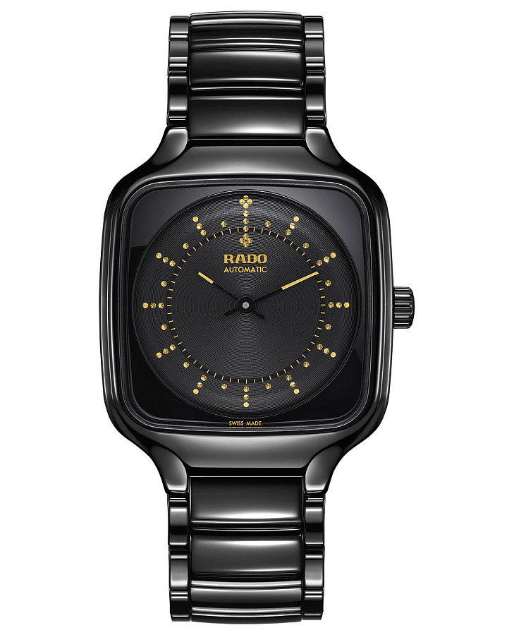 Часы Rado True Square True Heart R27078152 — мужские, черный