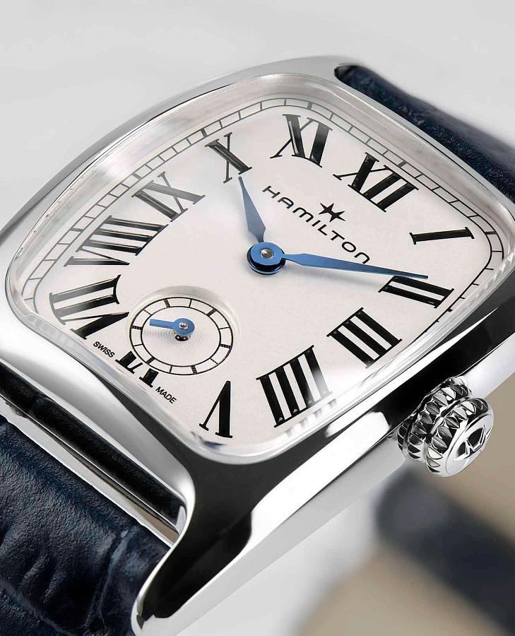 Часы Hamilton American Classic Boulton Small Second Quartz H13321611 — кожаный, женские
