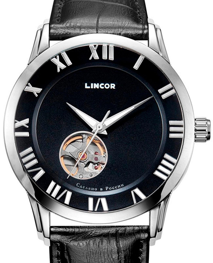 Часы Lincor Uni 2102S0L2 — механические, сталь металл