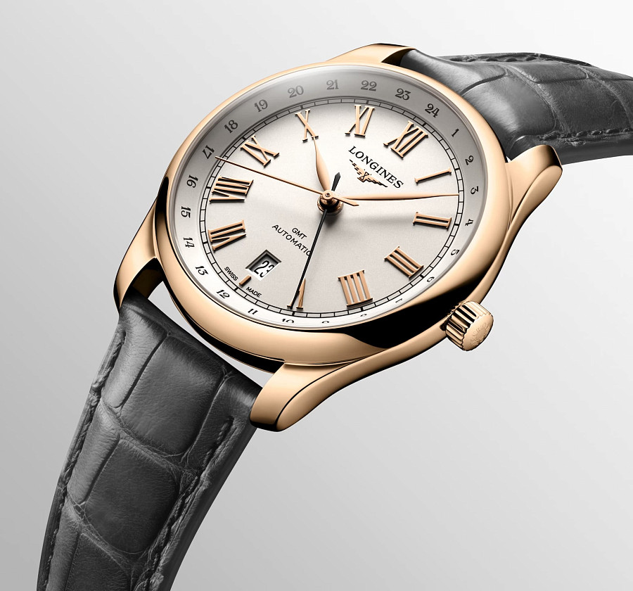 Часы Longines Master Collection GMT L2.844.8.71.2 — кожаный, мужские
