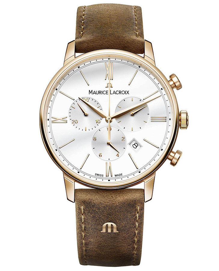 Часы Maurice Lacroix Eliros Chronograph EL1098-PVP01-113-1 — мужские, серебристый