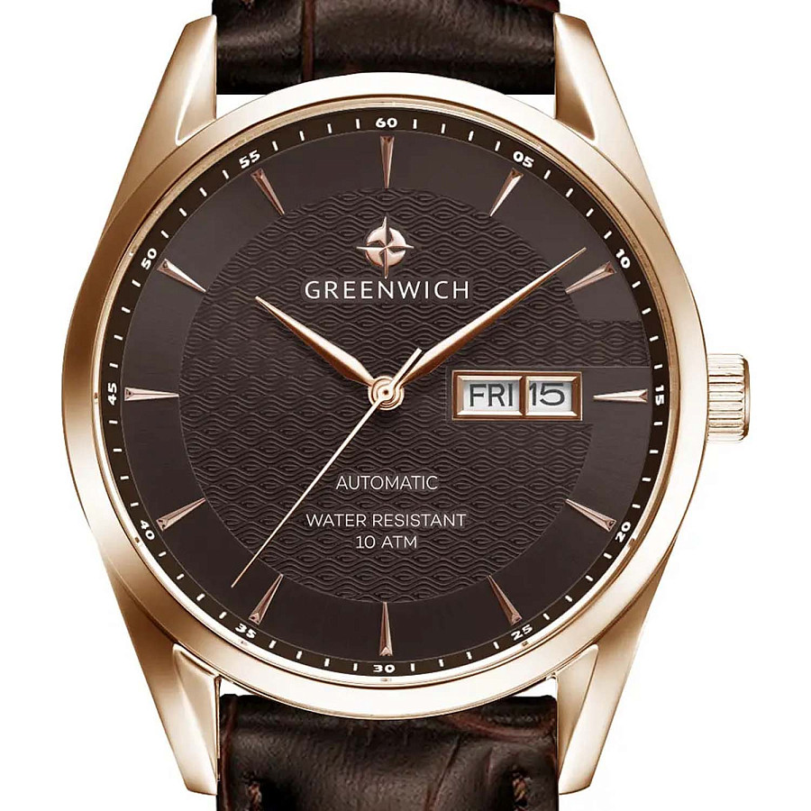 Часы Greenwich Good Luck Classic GW 074.42.32 — механические, сталь металл