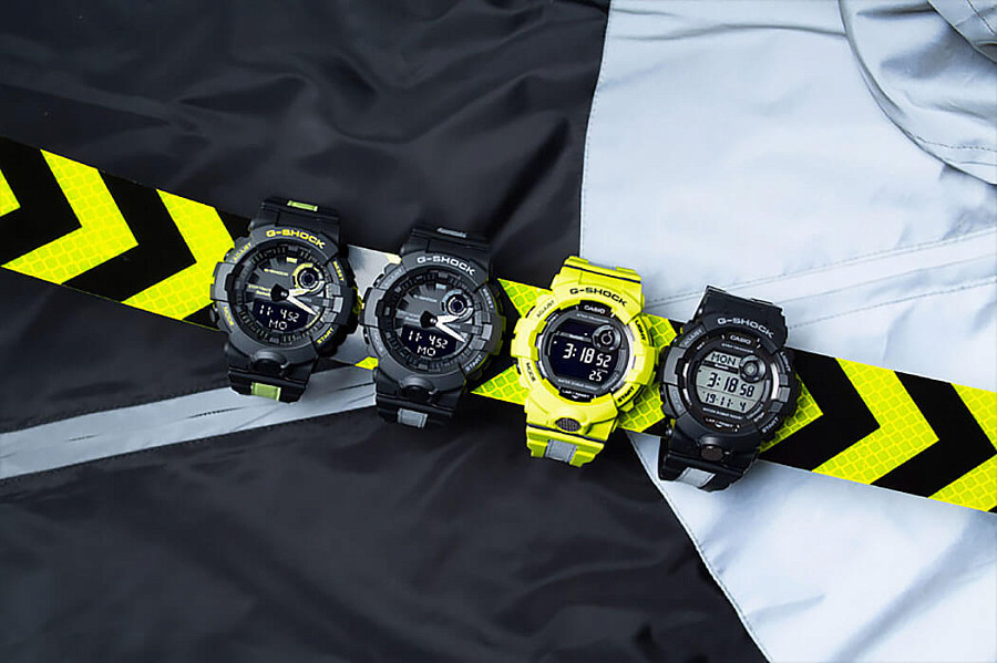 Часы Casio G-Shock GBD-800LU-9 — пластик, мужские