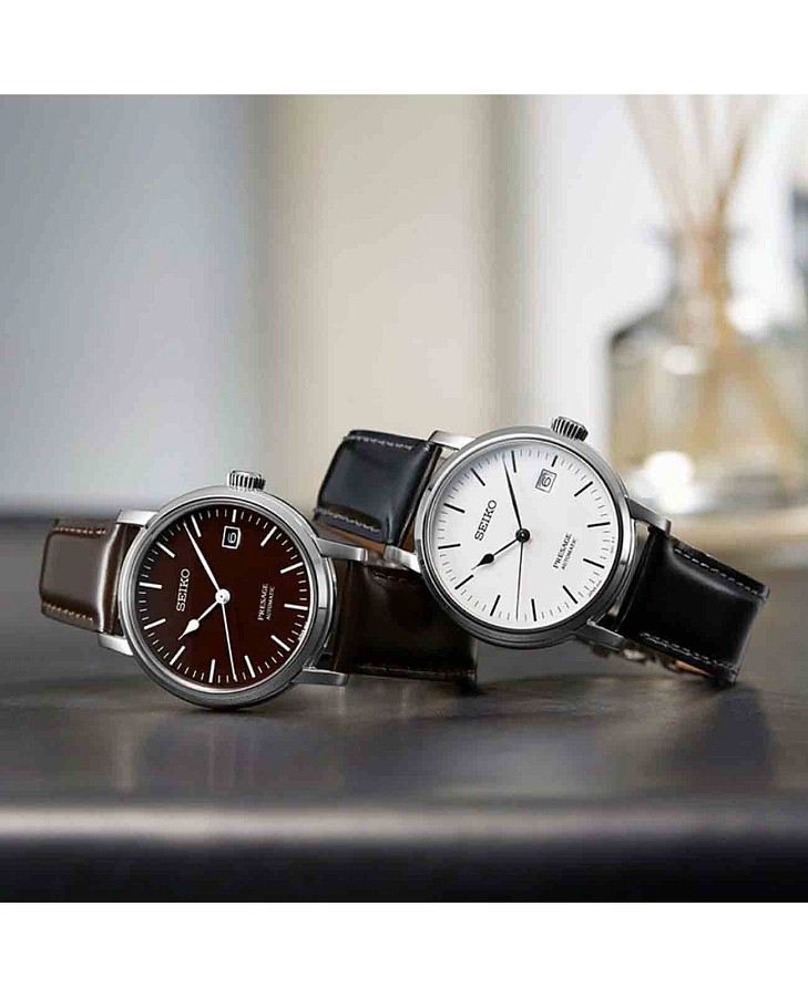 Часы Seiko Presage SPB113J1 — мужские, черный